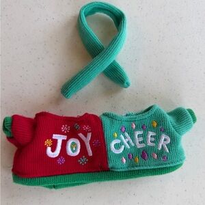 Disney nuiMOs Joy Cheer Sweater Scarf Christmas Holiday Doll Clothes